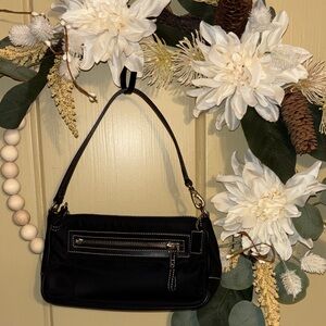 Coach Black 4191 Vintage Nylon Demi Bag
